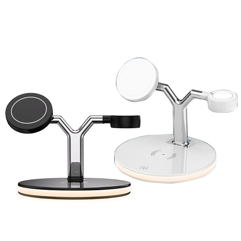 3 In 1 Opladen Station Met Magnetische 15 W Voor Mobiele Telefoons/Horloges Etc. Opladen Station Organizer Fast Opladen T84D