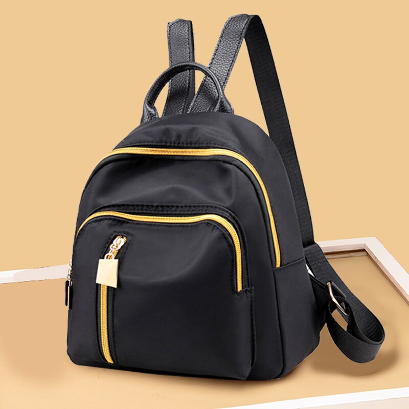 Zaino da donna nuova versione coreana alla moda di All-match Fashion Oxford Ladies Small Backpack Female Student Schoolbag: Default Title