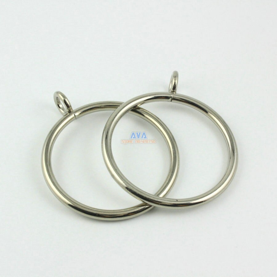 10 Stuks 45mm Zilver Gordijn Ringen Gordijn Sliding Haak Ringen