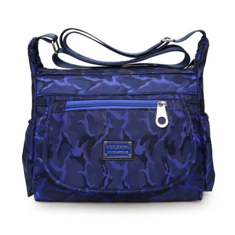 Goede Dames Schoudertas Dames Tassen Dames Mode Nylon Messenger Waterdichte Hoge Capaciteit Tassen: blue