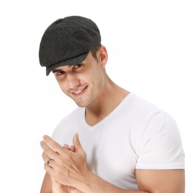 Hombres gorro para primavera otoño Golf conducción plana boinas Golf y deportes al aire libre sombrero