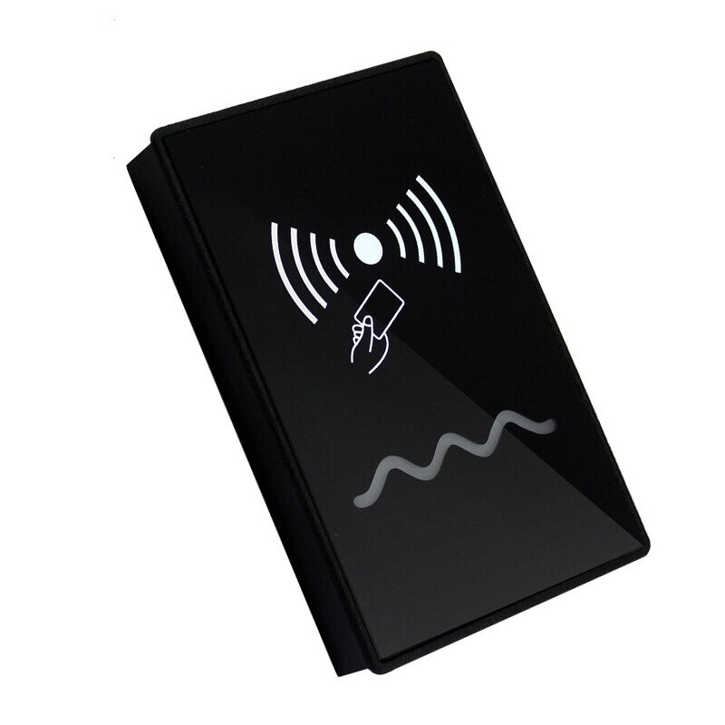 RFID Contactless Card Reader IC 125khz ID 13.56Mhz MF Ntag card reader Smart Access control reader with Wiegand output