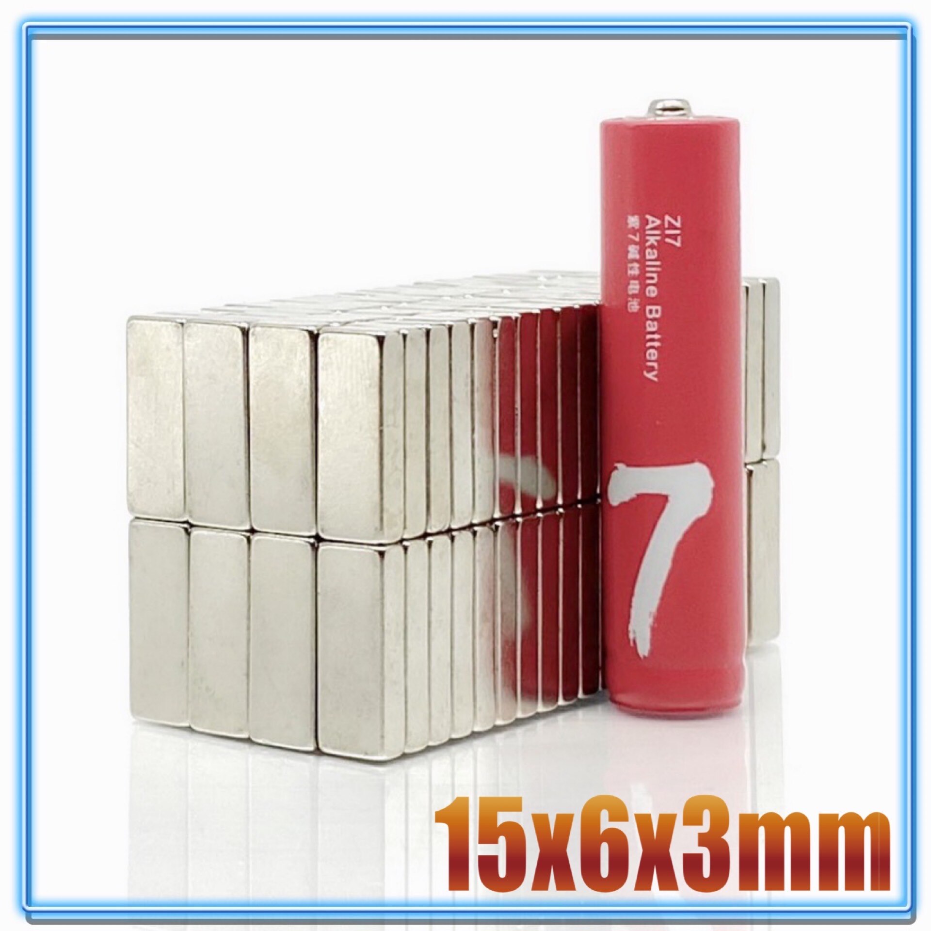 10/20/50/100/500Pcs 15X6X3 Neodymium Magneet 15*6*3 Ndfeb Magneten Blok Super Krachtige Sterke Permanente Magnetische Imanes Blok