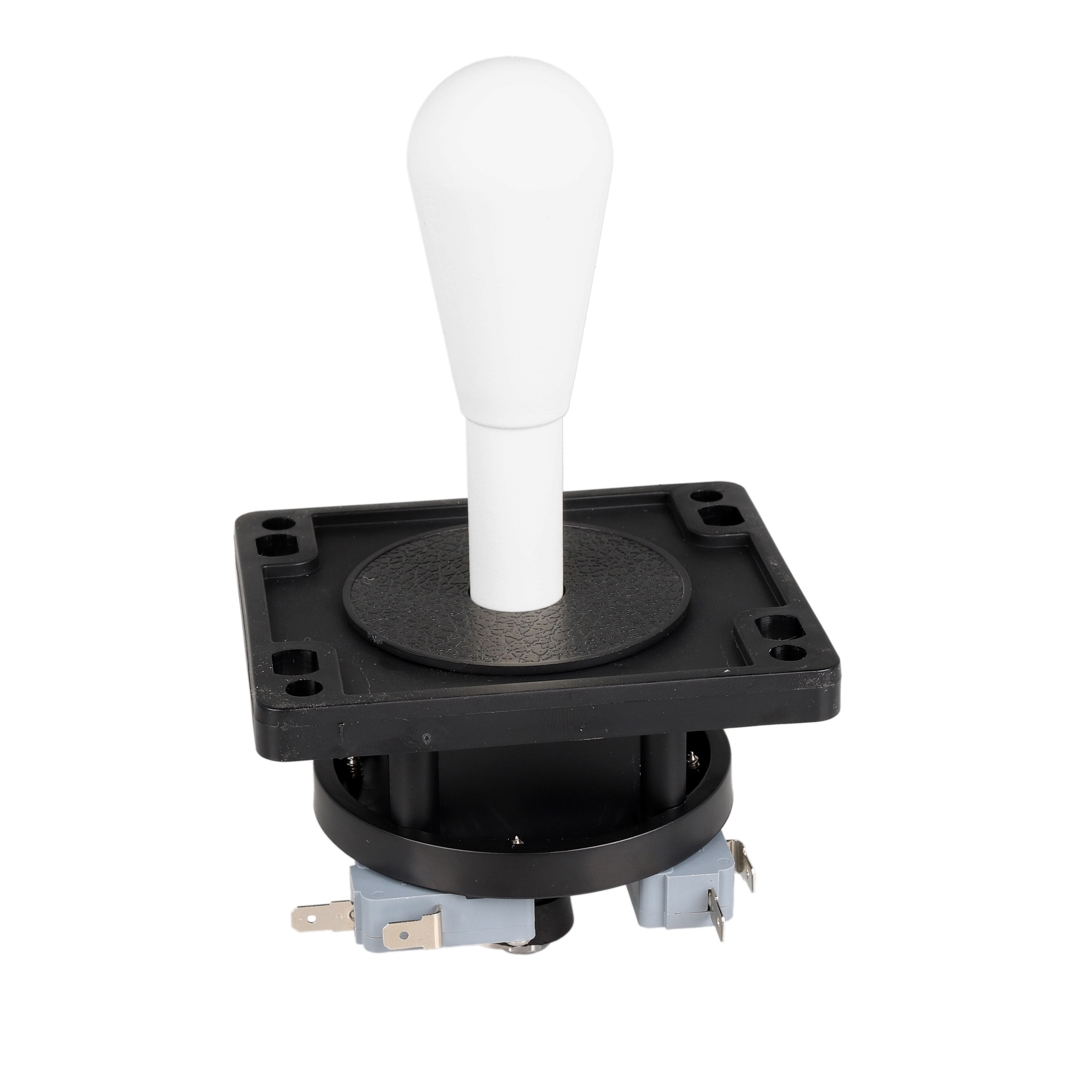 EG STARTS American Style Arcade Competition 2Pin Bat Joystick Switchable FromJoystick de 2 pines para Arcade de estilo americano, Joystick de murciélago conmutable de 8 vías, mango elíptico, precisión de 8 vías de 187&quot;: Blanco