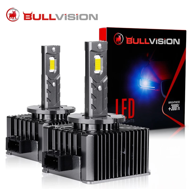 Bullvision D3S LED Scheinwerfer HID D1S D2S D4S D5S D8S D1R D2R D3R Turbo LED 35000LM Zwei-seitig CSP chip 6500K Weiß 90W Plug &amp; Play