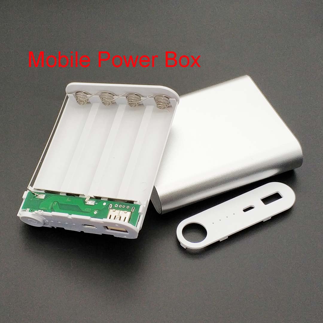 5V 2,1 A USB Power Bank Fall Kit 4X 18650 Batterie Ladegerät DIY Box Für MP3/4 Telefon