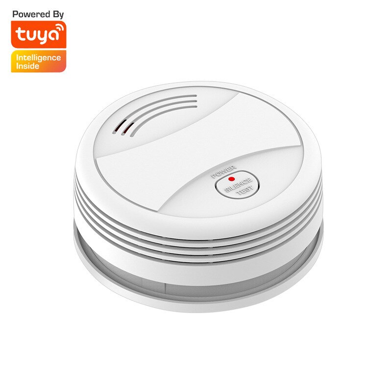 Tuya WiFi Smoke Alarm Fire Protection Smoke Detector Smokehouse Combination Fire Alarm Home Security System Firefighters