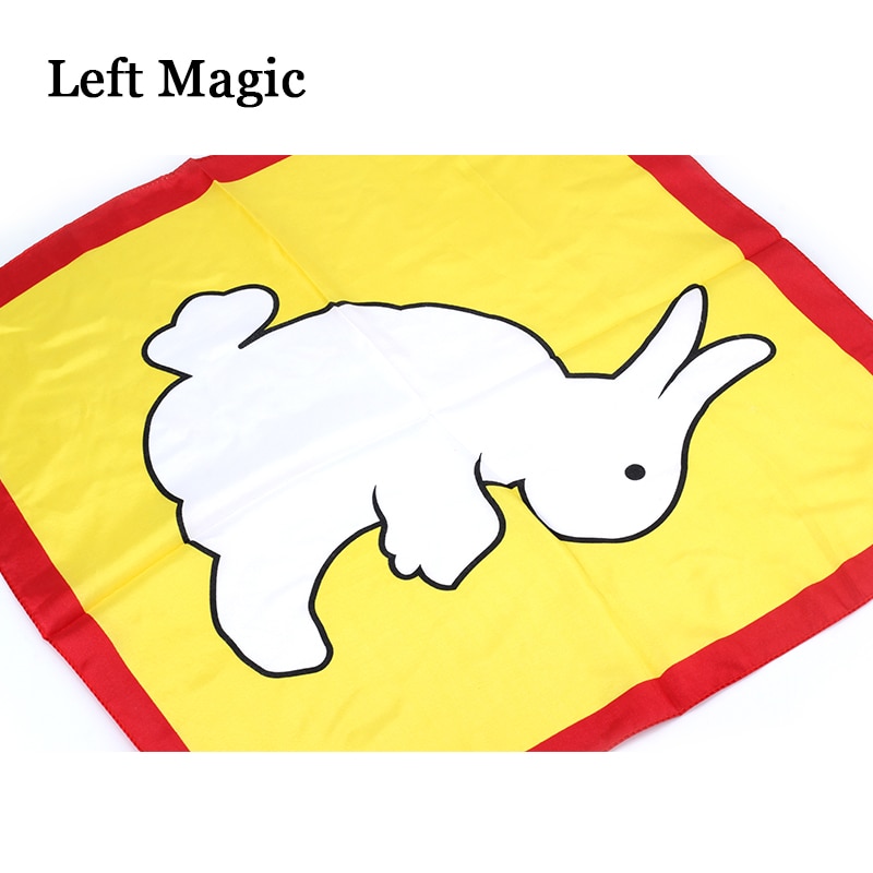 Magic Cloth Change Color Silk Scarf Rabbit To Duck Magic Tricks For Stage Close Up Magic Props For Kid