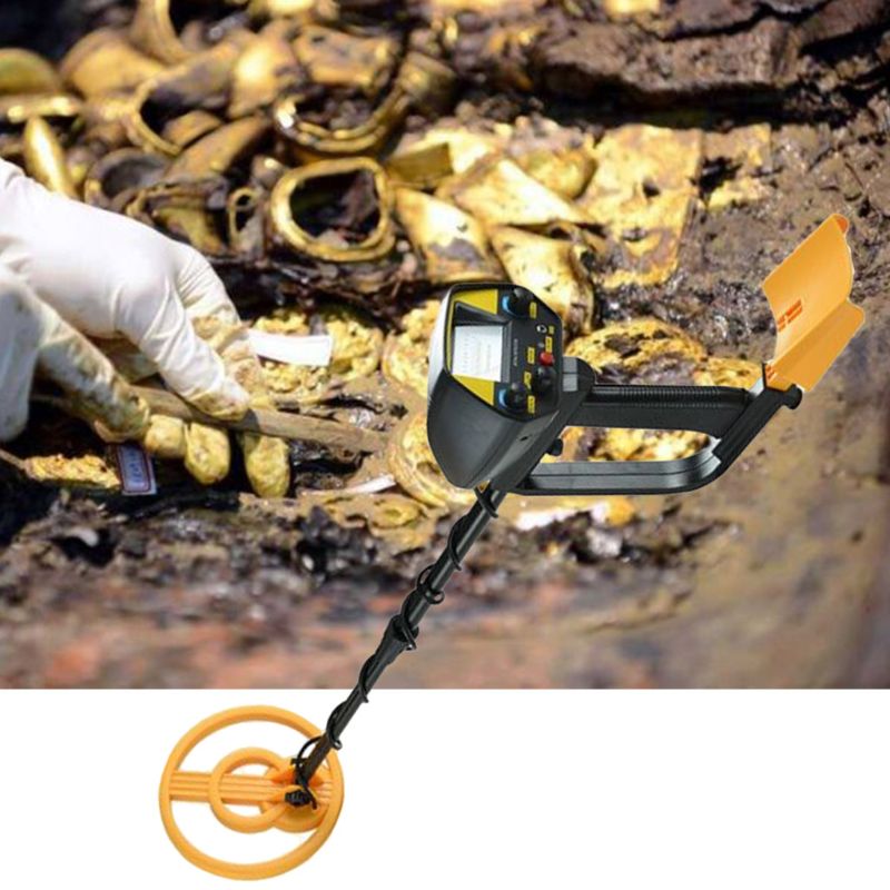 MD4080 Metal Detector Control Unit Search Coil Gold Underground Metal Length Adjustable Treasure Hunter Seeker Portable Euro