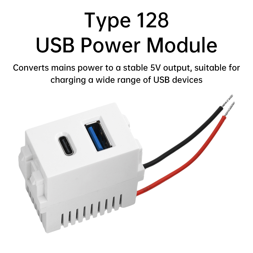 USB + Typ C Energie Modul 220 V praktisch Ladung Tafel Buchse 5 V Transformator 2,1 A Ladung Steckdose schalt Adapter