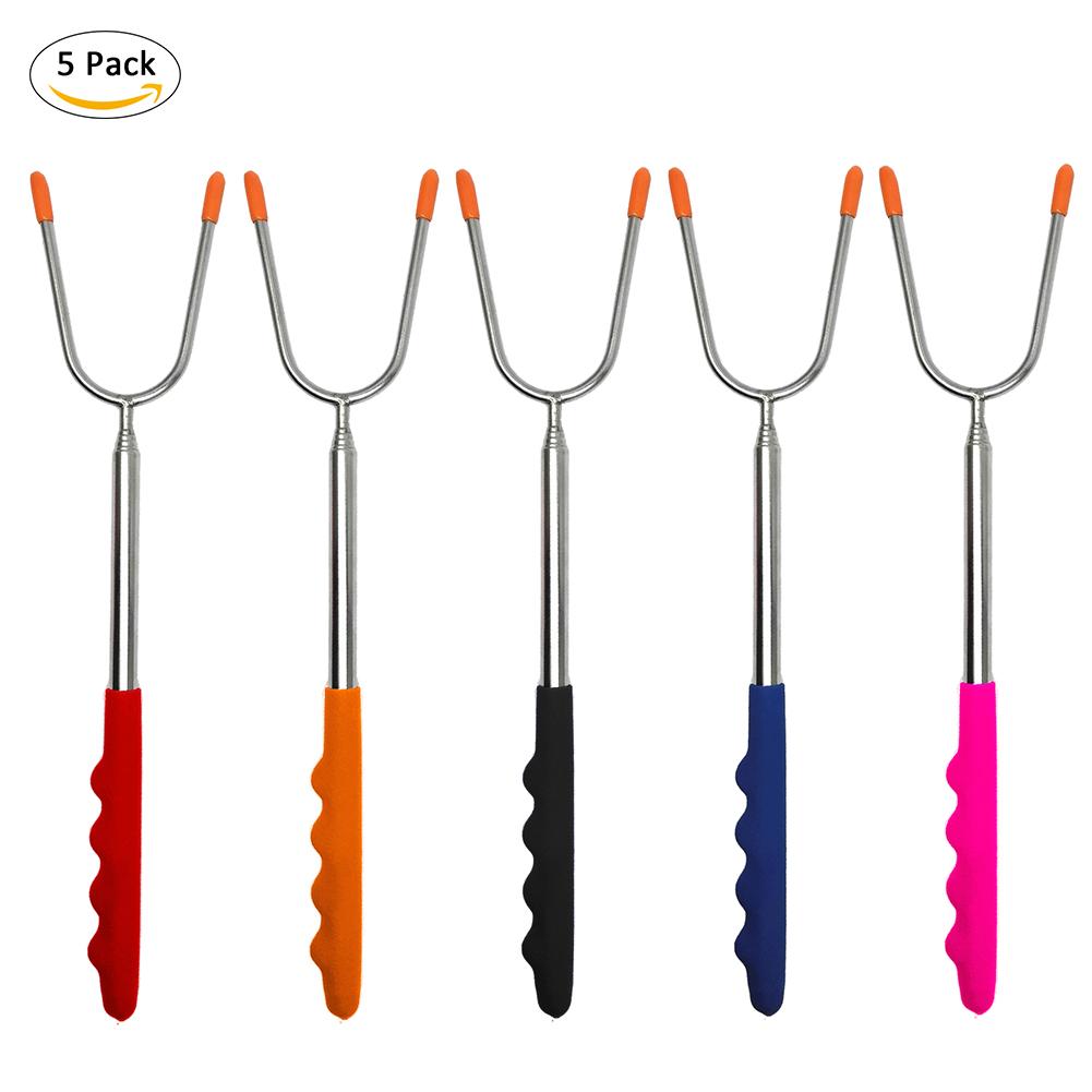 Telescopische Marshmallow Roosteren Sticks 8 Stuks Uitschuifbare Smores Spiesjes Hot Dog Vorken Kit voor Camping Vuurplaats met Canvas Tas, Familie Cadeauset Telescopische Marshmallow Roosteren Sticks 8 Stuks Uitschuifbare Smores Spiesjes Hot Dog Vorken Kit voor Camping Vuurplaats met Canvas Tas, Familie Cadeauset