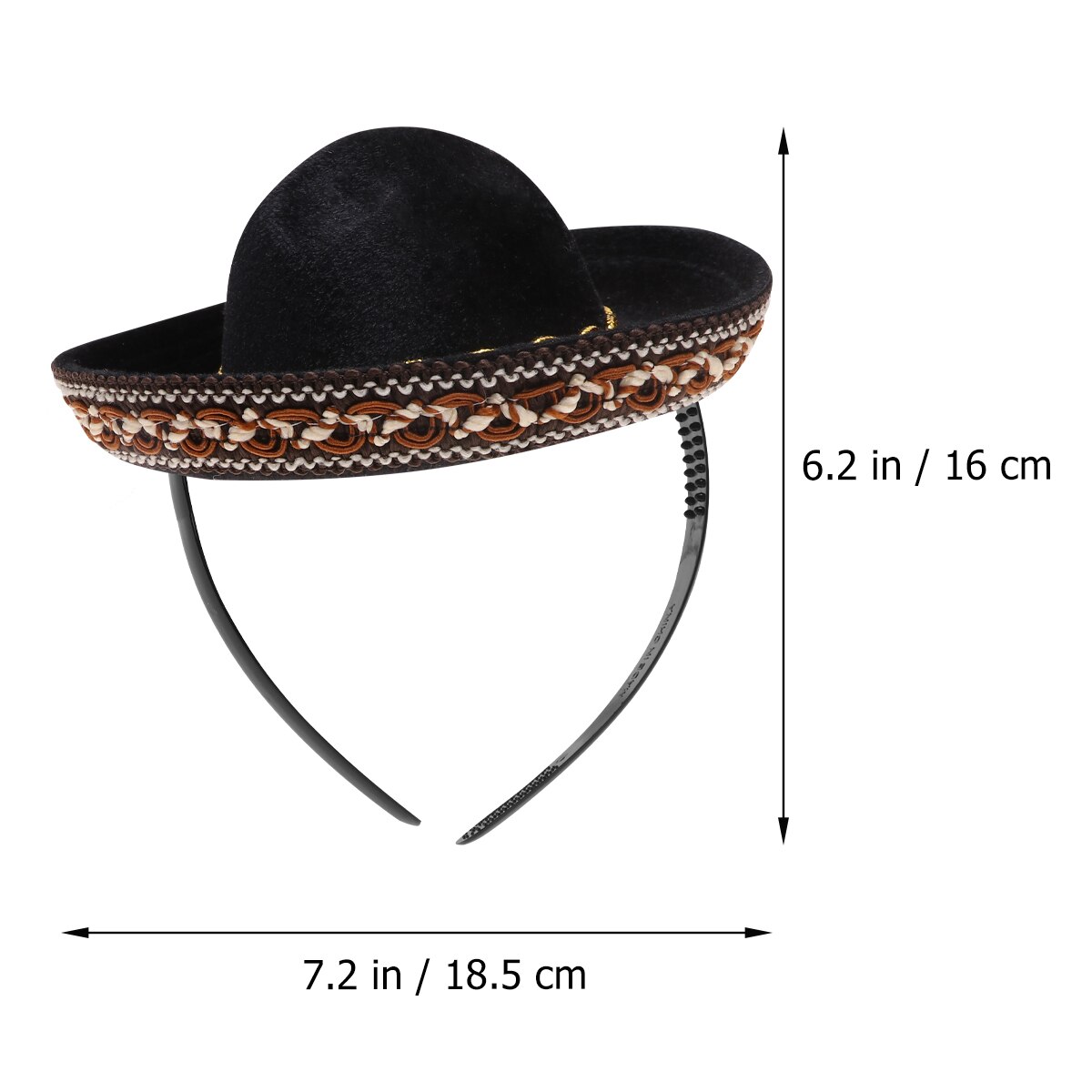 3Pcs Mexicaanse Stro Hoeden Mexico Sombrero Festical Stro Hoed Mexicaanse Folk Stijl Hoed Sombrero