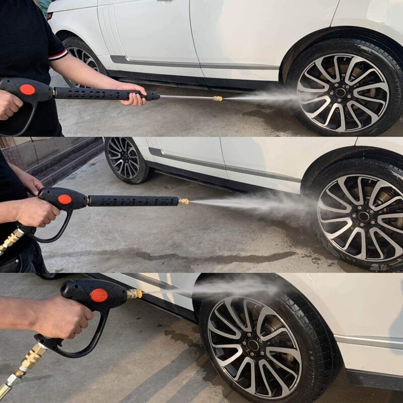 Replacement Pressure Washer with Extension Wand, M22 15mm Or M22 14mm Fitting, 5 Nozzle Tips, 40 Inch, 4000 PSI