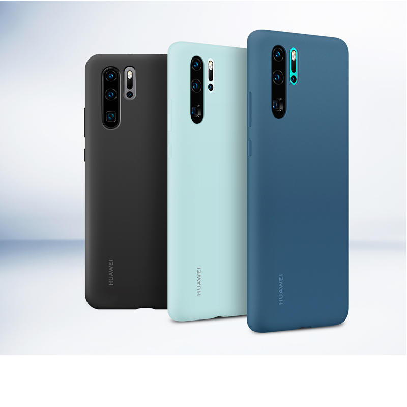 Caso Original Huawei P30 P30 Pro HUAWEI Oficial Capa Protetora De Silicone Líquido Microfibra Insided Huawei P 30 P 30Pro caso