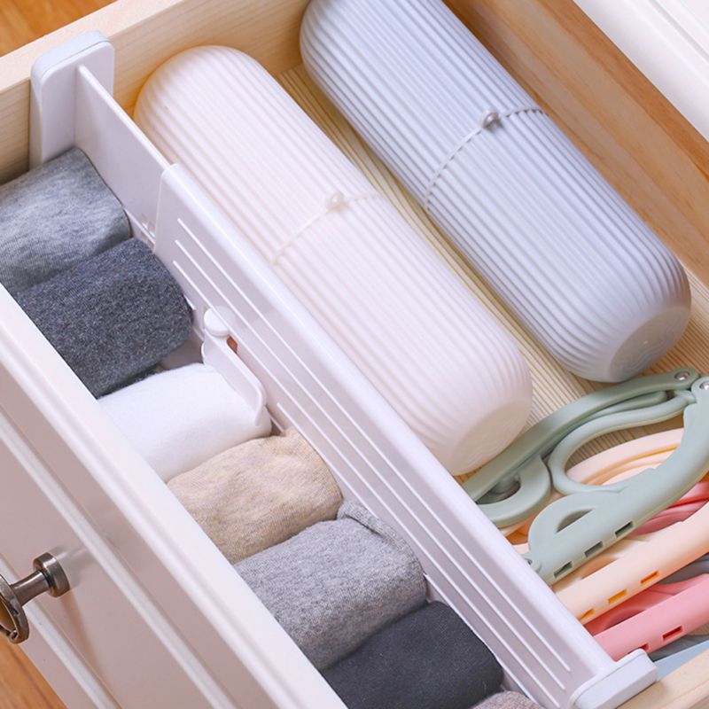 Retractable Drawer Storage Divider Multi-function Partitions Divider Cabinet Drawer Separator Divider Home Storage Organizer