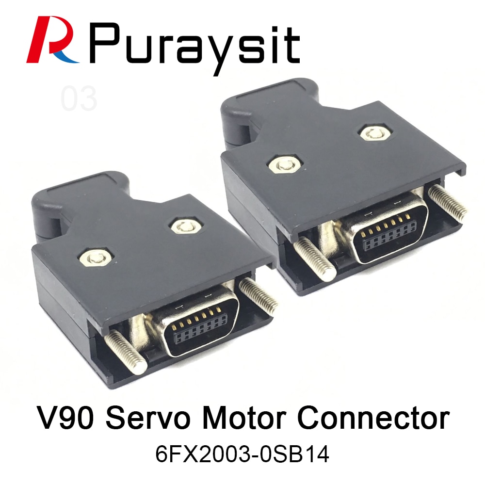 V90 Servo Motor Encoder Wire Connector 6FX2003-0SB14 14P Encoder Plug