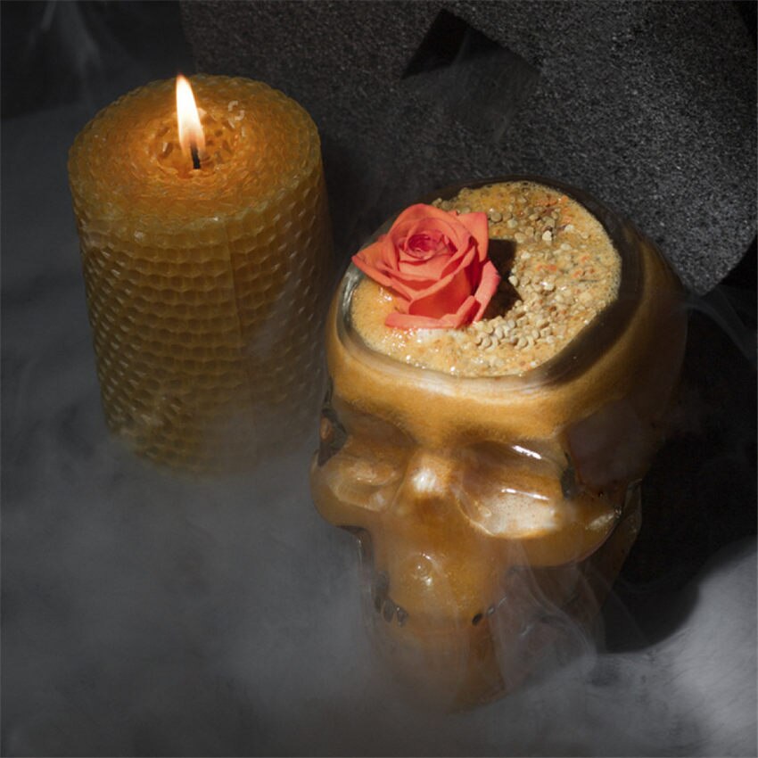 Przezroczysty kryształ czaszki głowy strzał szklany kubek robić whisky wino wódka gotyk dla domu Barware Drinkware whisky wino czaszki puchar