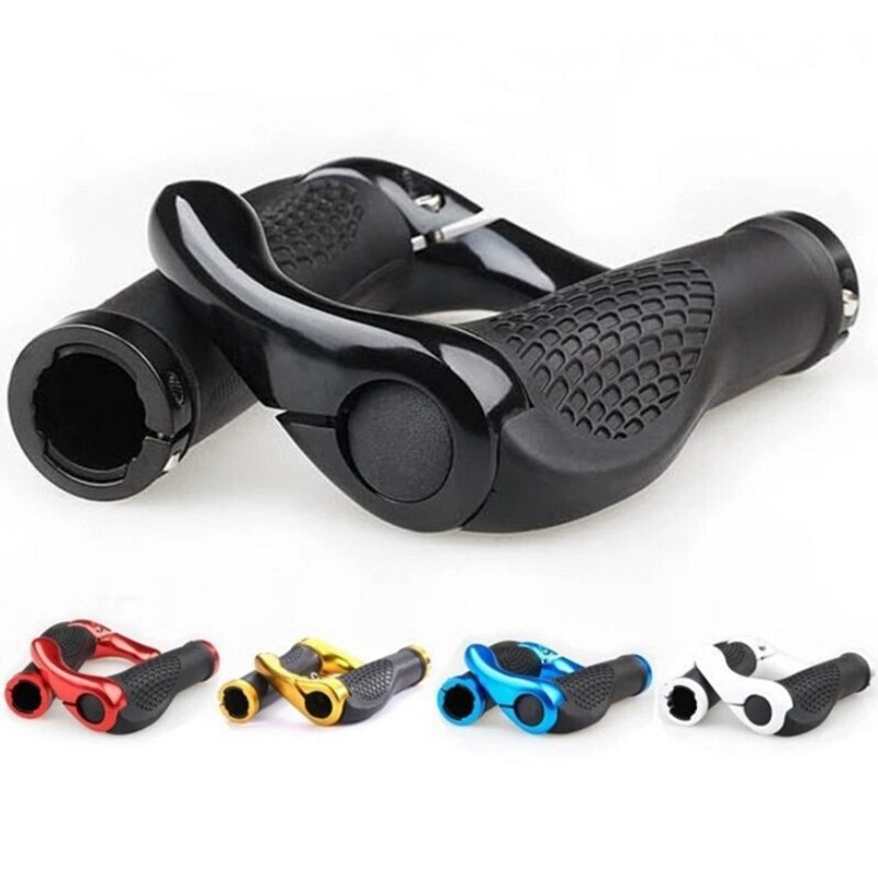 Cycling Lockable Handle Grip For Bicycle MTB Road Bike Handlebar BicycleAnti-Skid Grip Bike Aluminum Alloy + Rubber