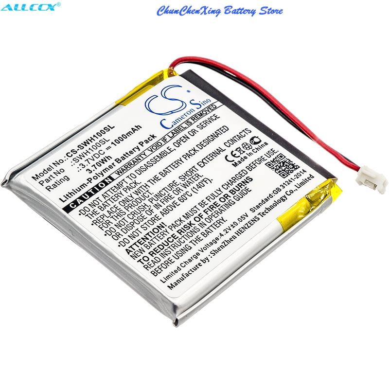 Batería de 1000mAh para ordenador portátil, Pila de 624038 mAh SP 1588 SM-03 0911-LIS1662HNPC para Sony WH-1000xM3, WH-1000MX4, WH-CH710N/B