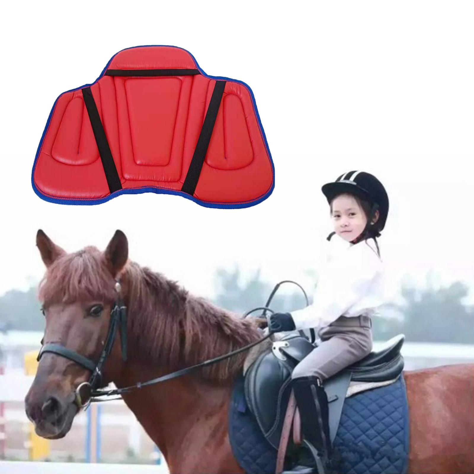 Outdoor Equestrian PU Saddle Pad Breathable Seat Cushion Horse Riding Padded