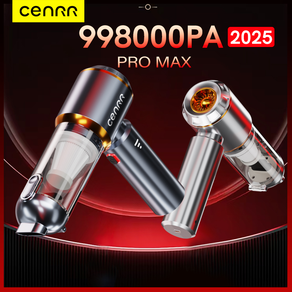 CENRR Aspirador de Coche Mini Potente 998000 Aspiradora portátil PA para soplador de mano, limpiador de coche, electrodoméstico