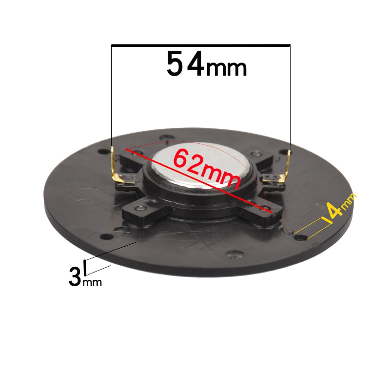 Hifidiy in Diretta 3 4 Pollici Unità di Altoparlante Tweeter Al Neodimio Forte Magnete di Seta Membrana 6OHM30W Atreble Altoparlante NE95/100/ 104/110/116