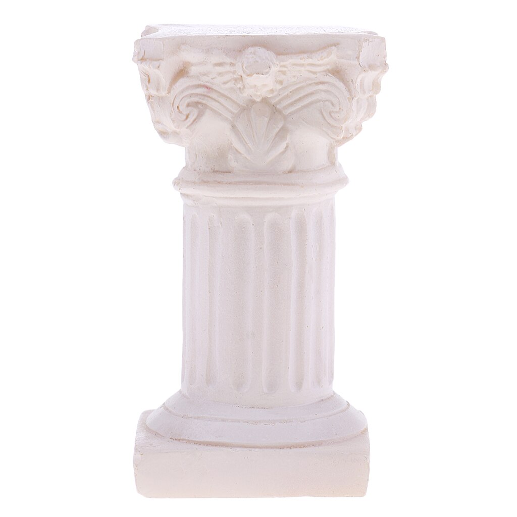Harz Römischen Spalte Marmor-Säule Modell Statue für Sandplay Sand Tabelle Spiel Bausätze 1,37x1,37x2,63 zoll