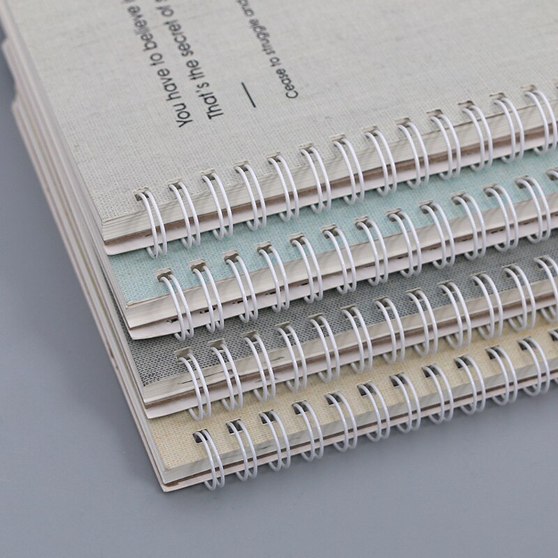 A5 Creativity Simple Coil Notebooks Office Business Diary Book School Supplies Stationery Notepad Daily Work Journal