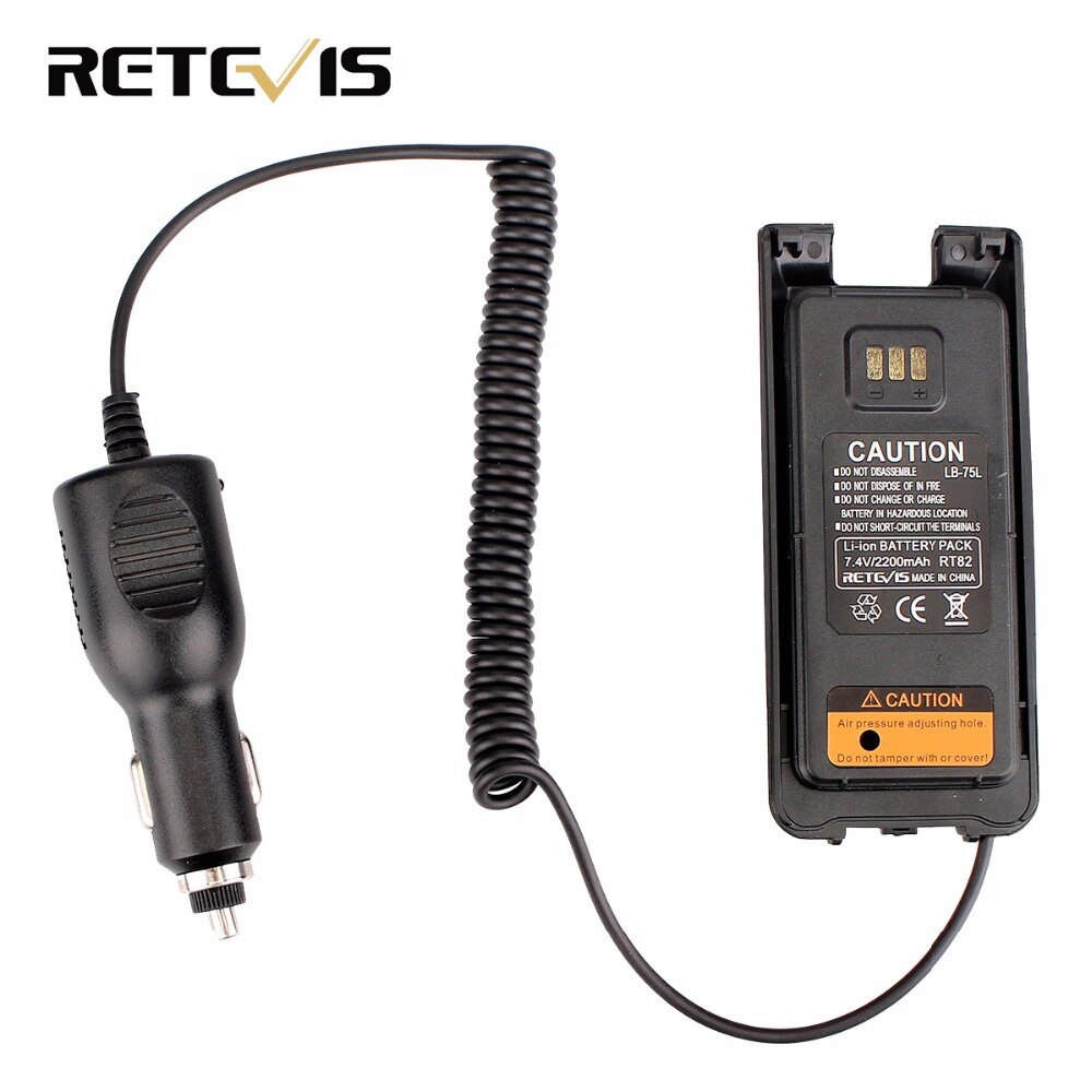 Auto Ladegerät Batterie Eliminator 12 V-24 V für Retevis RT82 DMR Radio Dual Band Digitale Walkie Talkie J9127J