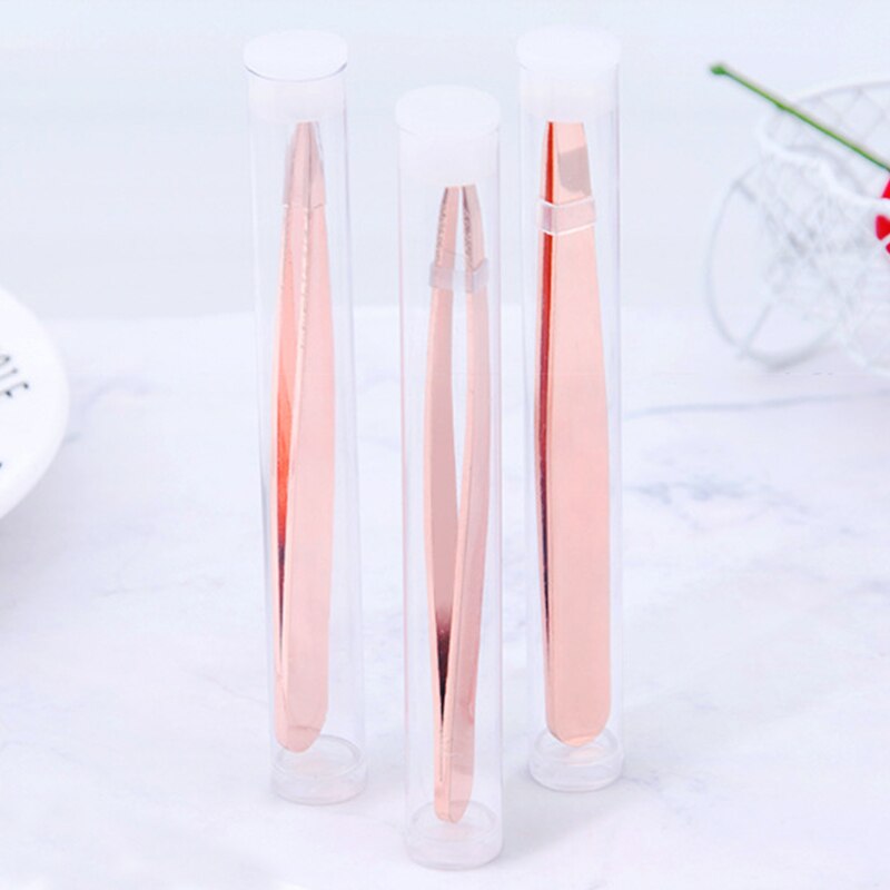 Eyebrow Tweezers Stainless Steel Face Hair Removal Eye Brow Trimmer Eyelash Clip Cosmetic Beauty Makeup Tools Shaving Tweezers