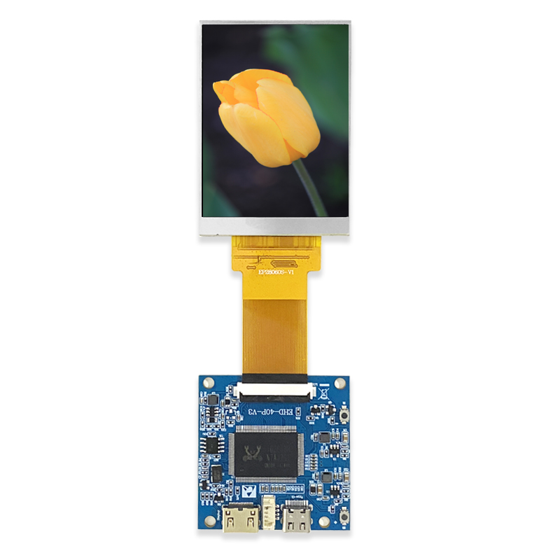 Mini solution d'affichage HDMI à écran divisé de 2,8 pouces, prenant en charge l'interface IPS RVB à vue complète 480 * 640 tactile capacitif universel