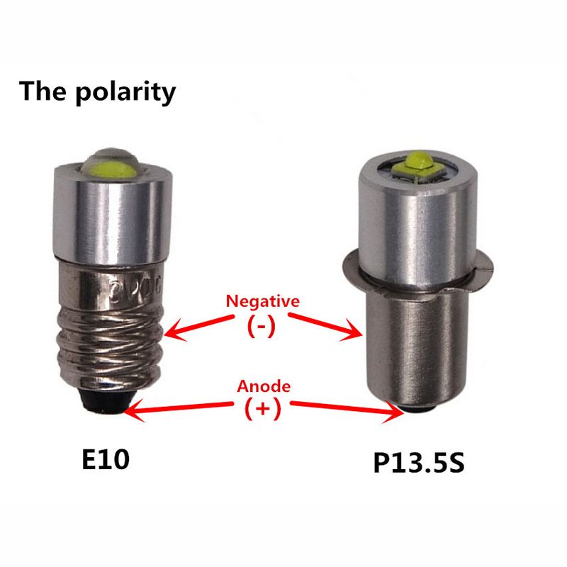 LED Upgrade Bulb For D+C cell flashlights P13.5S CREE XPG2 0.5W 1W 3W 5W 3V DC4-12V/6-24V LED Replacement Torch Bulbs