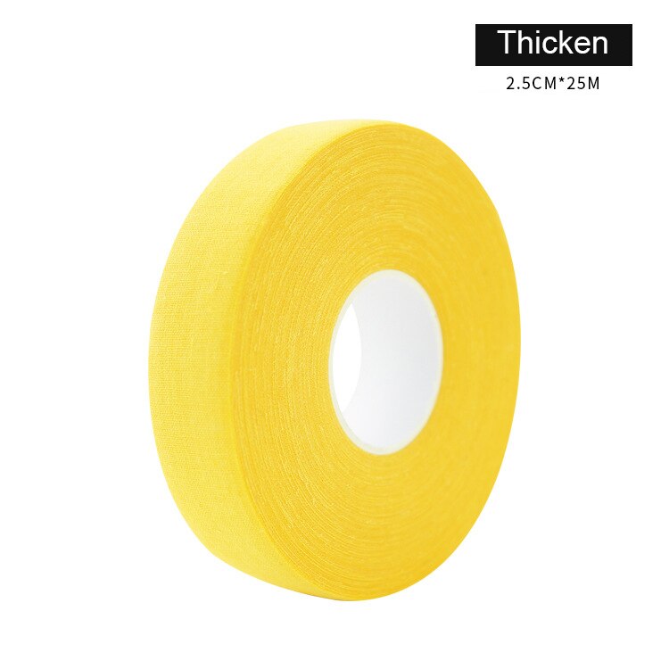 Professionale Addensare Hockey Su Ghiaccio Bastone Nastro di Sicurezza Calcio Pallavolo Basket Ginocchio Pad Antiscivolo Golf Nastro: yellow 1pcs