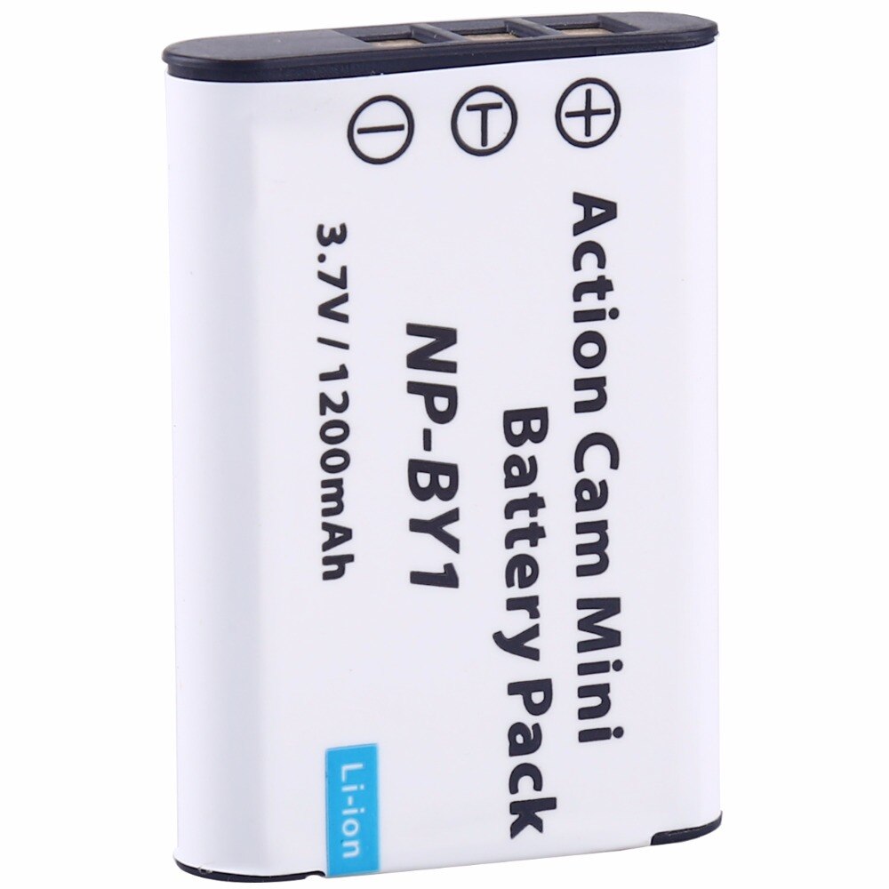 NP-BY1 NPBY1 NP BY1 batería + cargador de batería para Sony HDR-AZ1VR AZ1 AZ1V AZ1VR Cámara de Acción de deportes Mini videocámara np by1