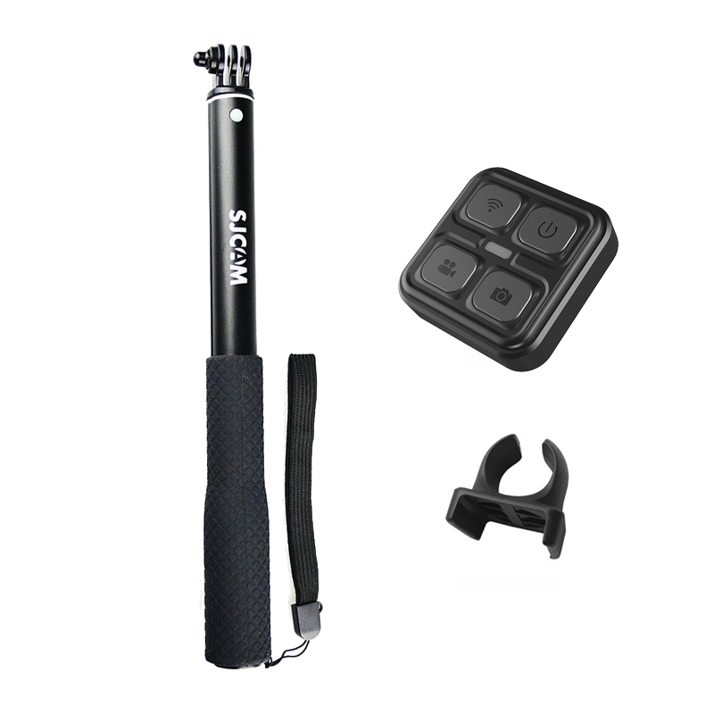 SJCAM-palo Selfie con Control remoto, monopié de aluminio para SJCAM C300 SJ6 SJ7 Star SJ8PRO SJ8PLUS SJ10 pro SJ10X C200, cámara de acción