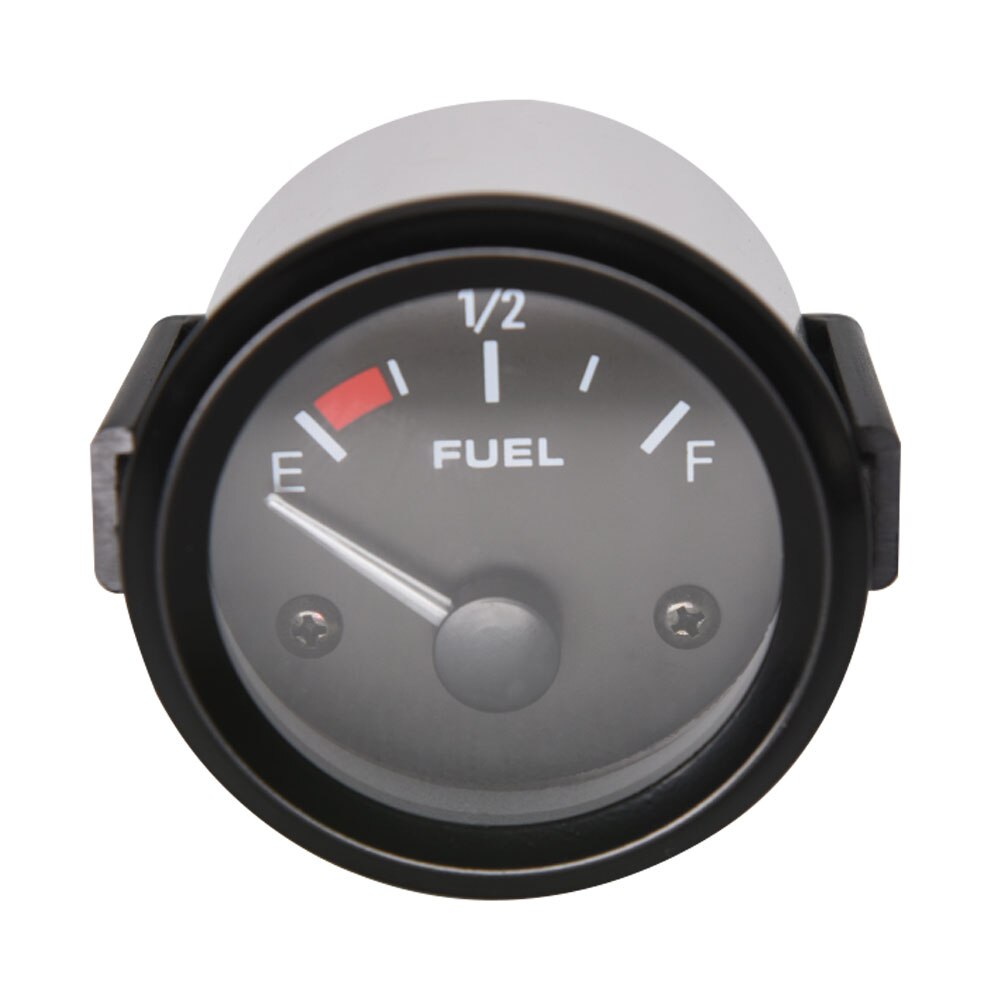 Kraftstoff Messgerät 2 &quot;52mm Kraftstoff eben Messgerät Auto Meter mit Kraftstoff schweben Sensor Weiß LED Licht Schwarz Felge Automobil Messgeräte 12V Auto Messgerät: Messgerät
