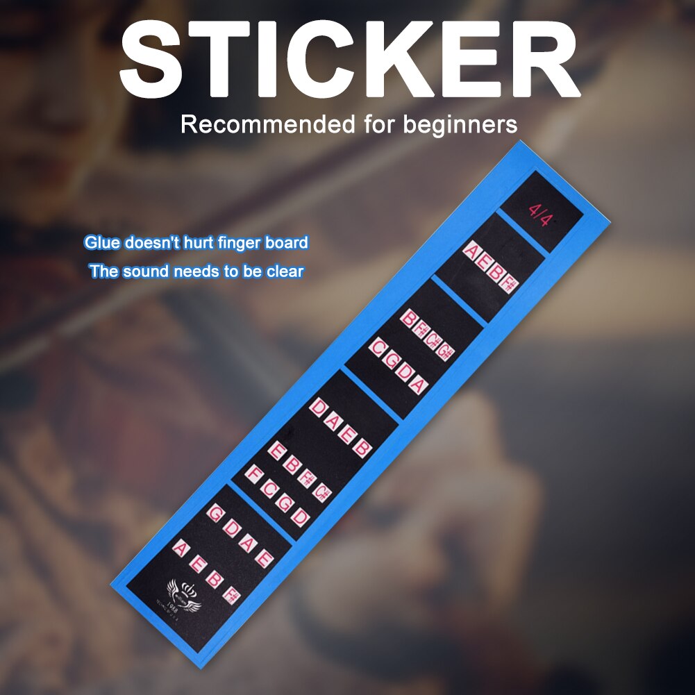 3/4 4/4 Violin Fretboard Sticker Tape Beginners Learning Fingerboard Chart Finger Marker Violin Parts Accessories
