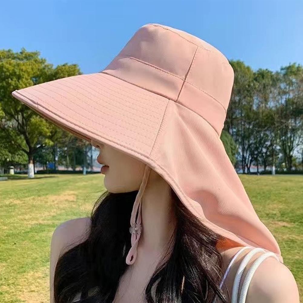 Cappello da sole a tesa larga con patta sul collo per uomo donna regolabile Outdoor 50 + protezione UPF Safari Cap escursionismo pesca cappello estivo