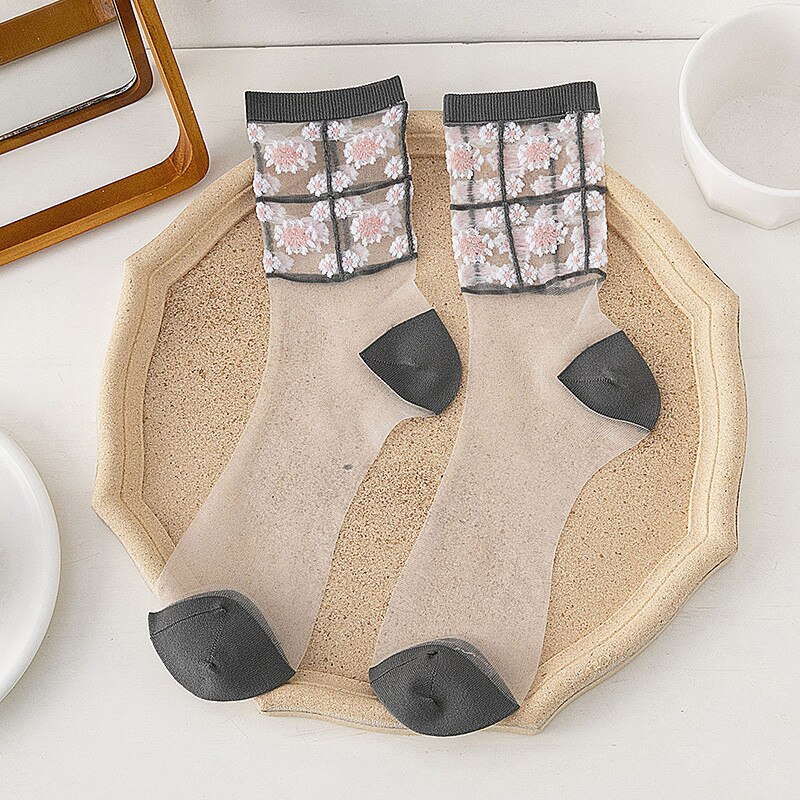 A Pair Long Knee Socks Cotton Women Warmer Over Knee Japan Style Casual Thigh High Stocking Winter Soft Knitting Socks: Sock