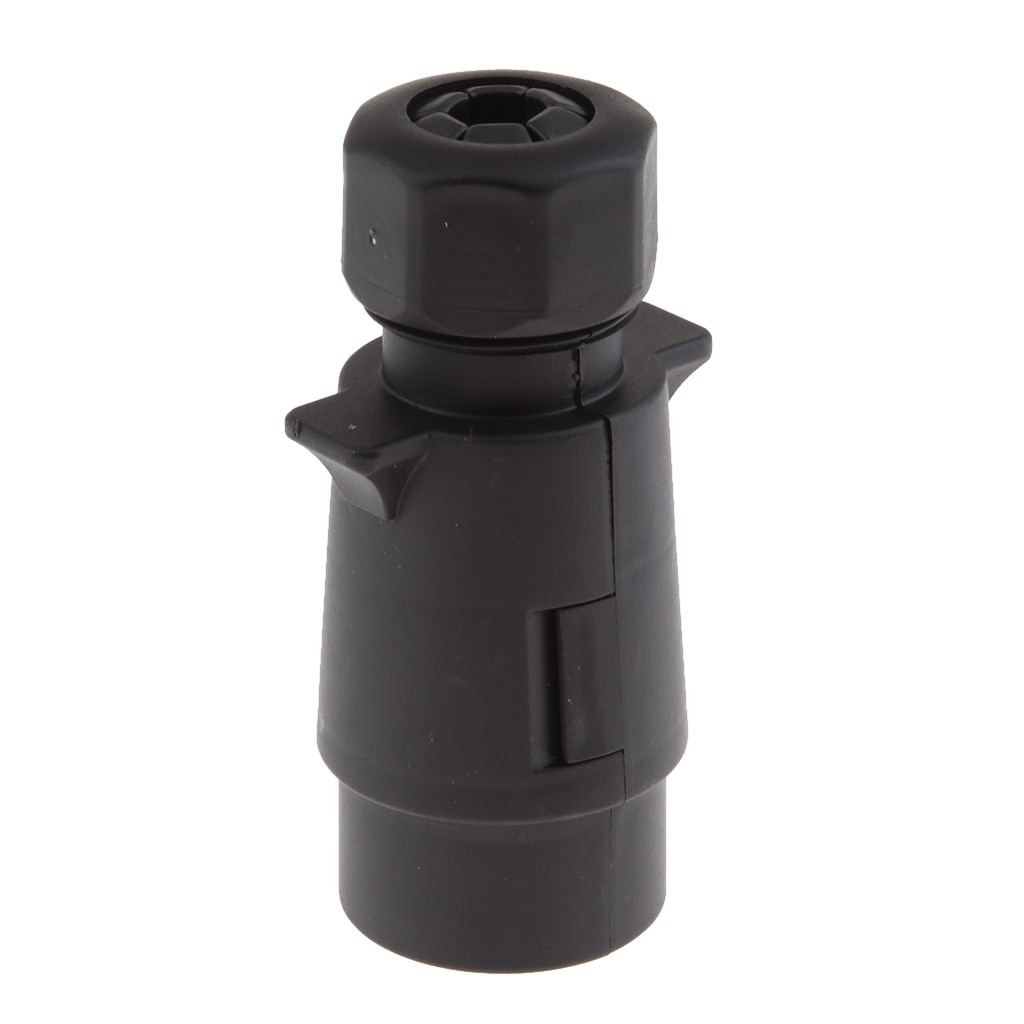 7 Pin Trailer Caravan Electrics Lighting Euro Towing Plug Adaptor TS02D