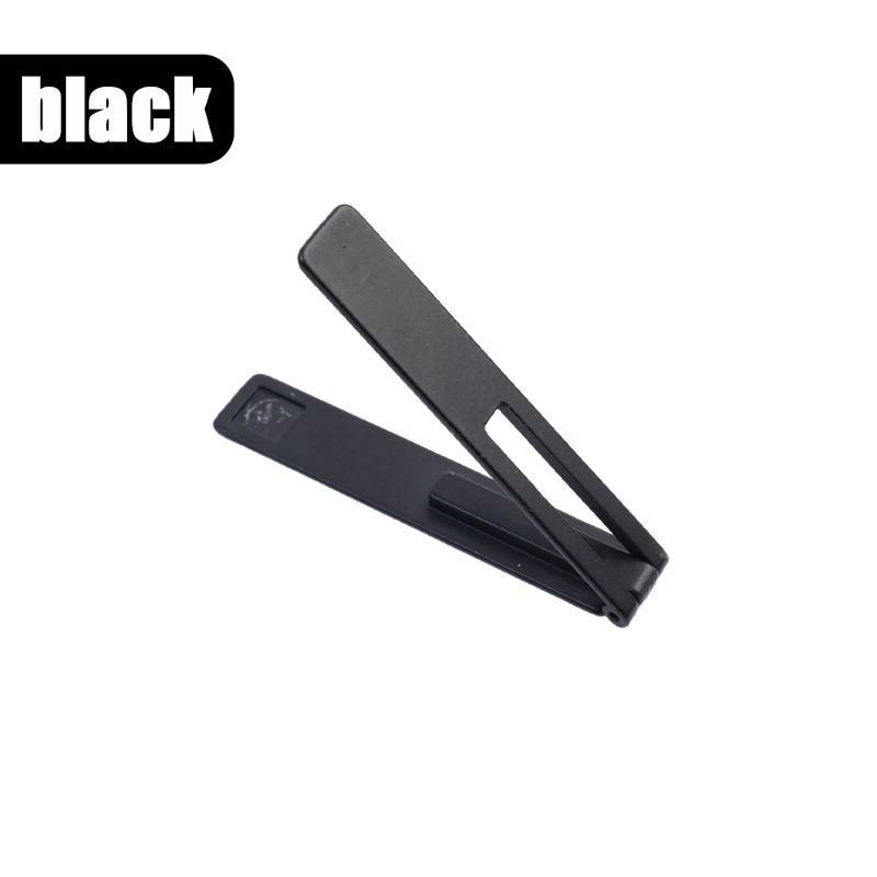 Ultra-thin Mini Metal Folding Mobile Phone Holder Stand for iPhone Samsung Xiaomi Invisible Portable Phone Kickstand Bracket