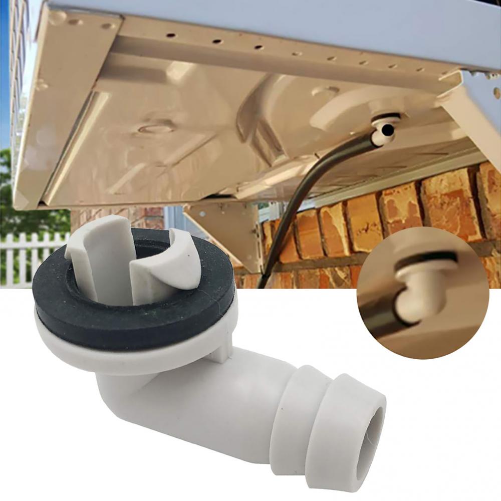80% Hotplastic Airconditioner Ac Afvoer Slang Connector Elleboog Fitting Met Rubber Ring