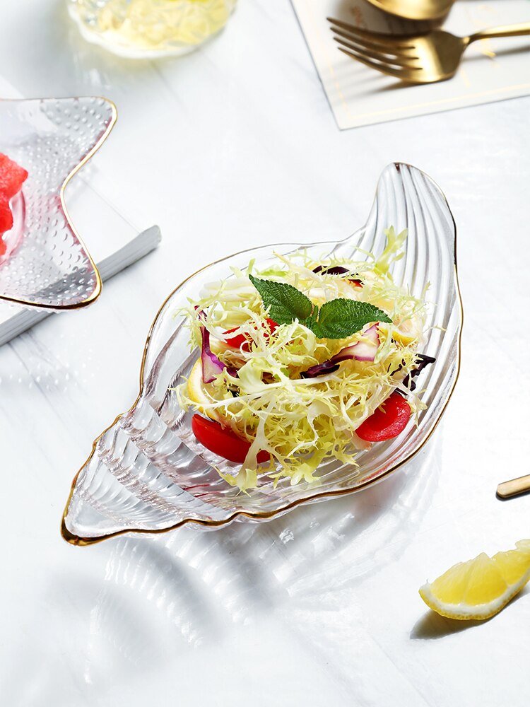 Phnom Penh glass fruit plate small delicate beauti... – Vicedeal