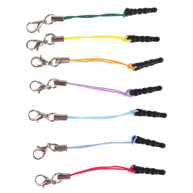 10Pc Hanger Telefoon Stof Plug Stofdicht Plug Met Kreeft Knop