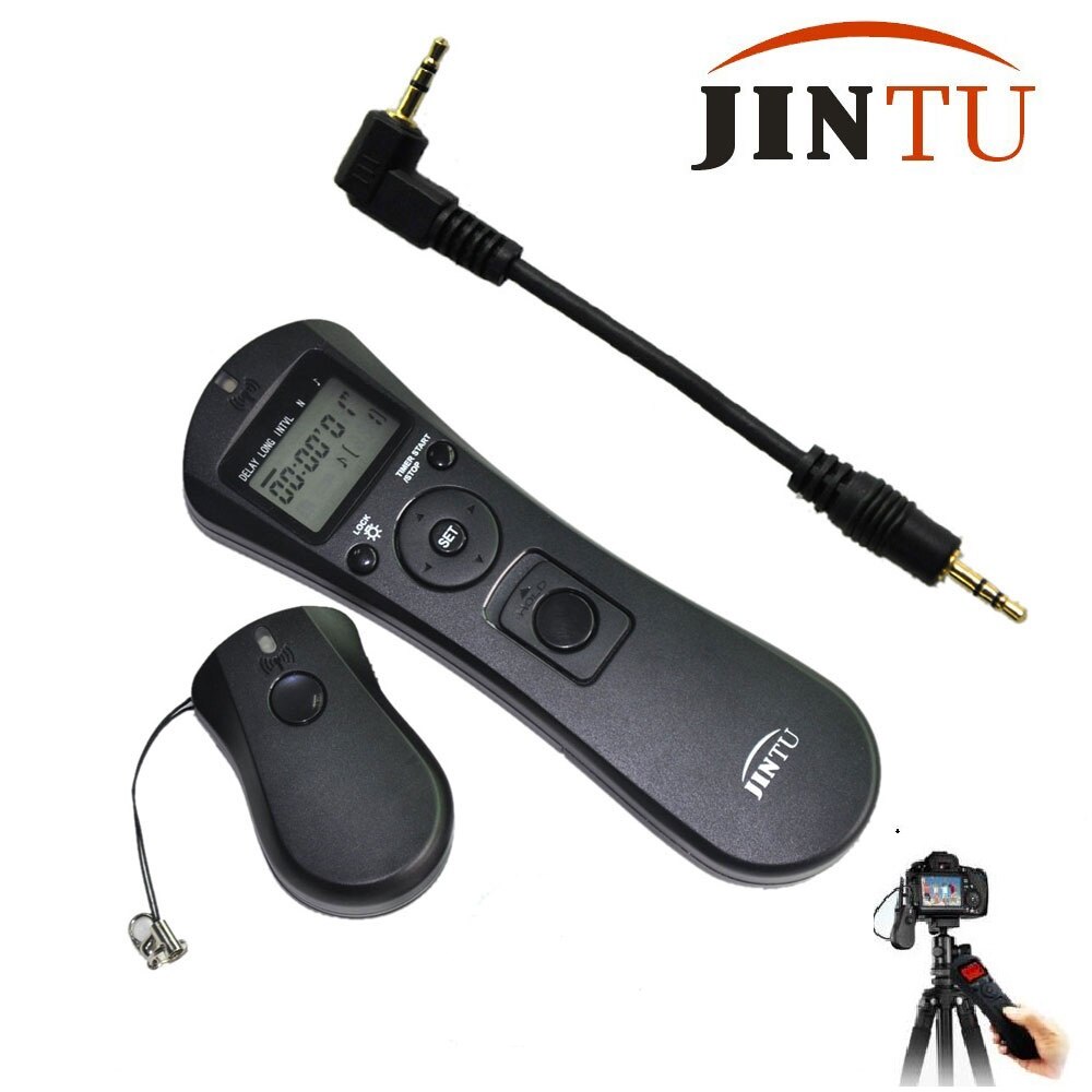 JINTU 2,4G LCD Disparador remoto Control para CANON EOS 70D 60D 60Da 1100D 1000D 700D 650D 600D 550D 500D 450D 400D Cámara