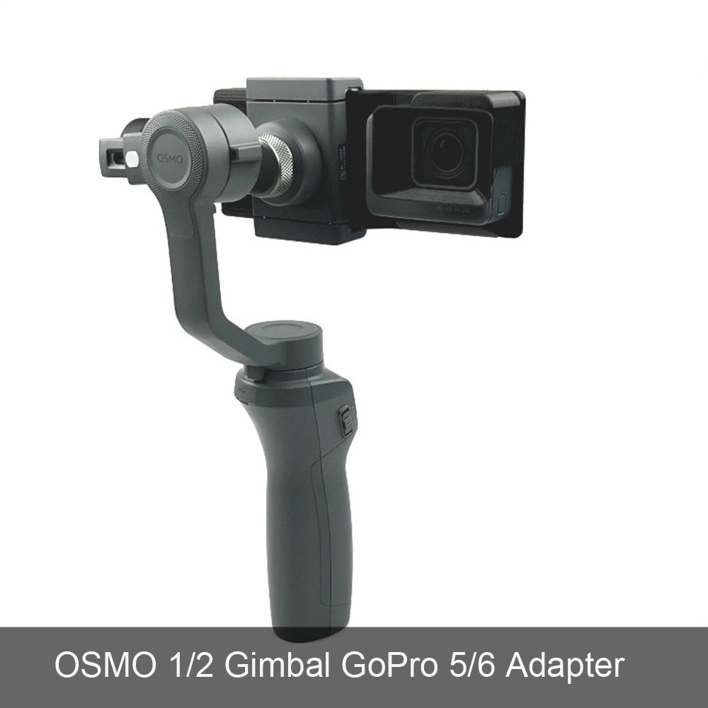 3D Print Gopro Hero5/6 Camera Montage Adapter Met Zonnekap Voor Osmo Mobiele Handheld Gimbal Accessoires