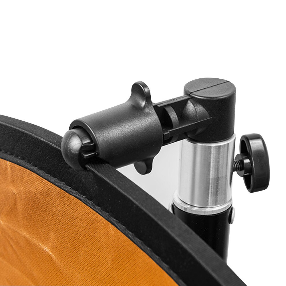 Gosear-Soporte de disco para estudio fotográfico, Reflector de fondo Softbox portátil de aluminio de 55x73mm, Clip para soporte de luz