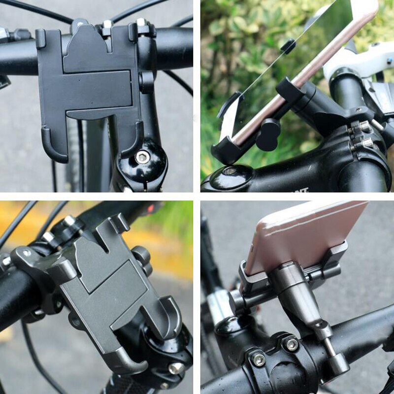 Bicycle Aluminum Cell Phone Frame Fixed Navigation Frame Cycling Equipment Bicycle Parts Cycling Accessories