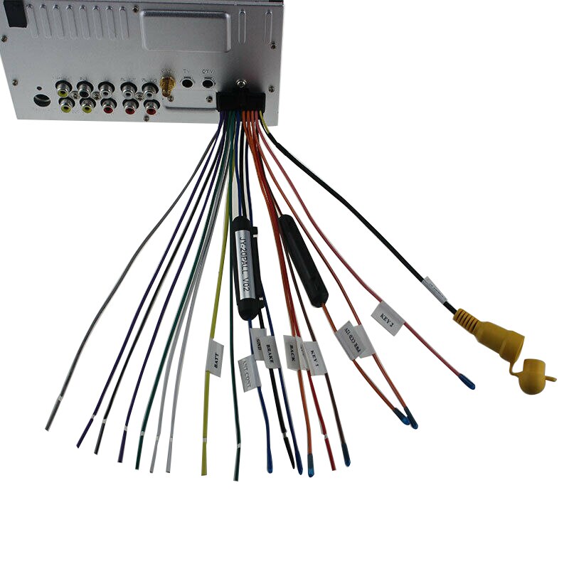 20 pin dvd radio iso wire strømkabel sele stik stik bil universal