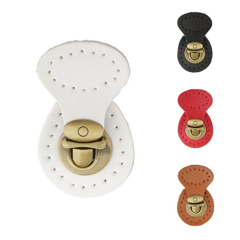 Fermeture de serrure de sac en cuir fait à la main, fermeture à bouton magnétique, boucles à pression pour bricolage sac à main bandoulière, fermoir de remplacement